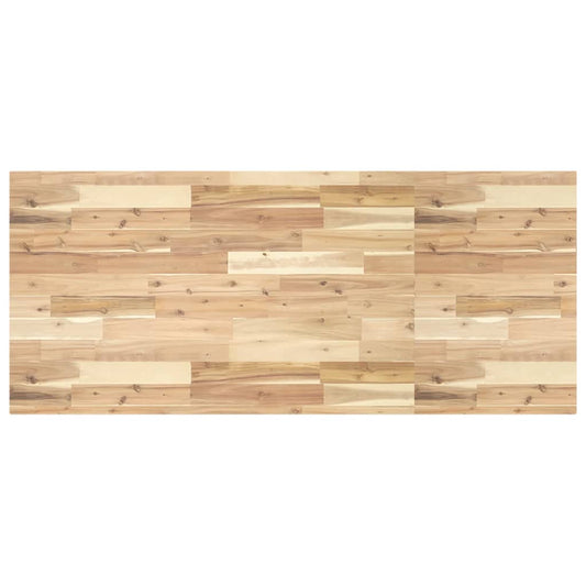Benkeplate Baderom ubehandlet 120x60x4 cm heltre akasie