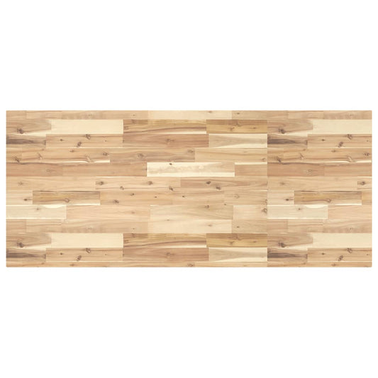 Benkeplate Baderom ubehandlet 140x60x4 cm heltre akasie