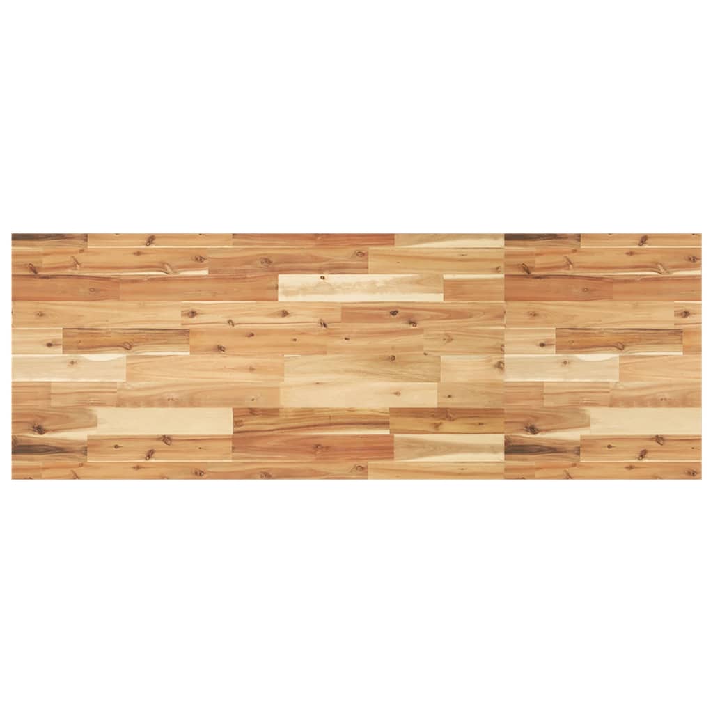 Benkeplate Baderom med finish 140x50x2 cm heltre akasie