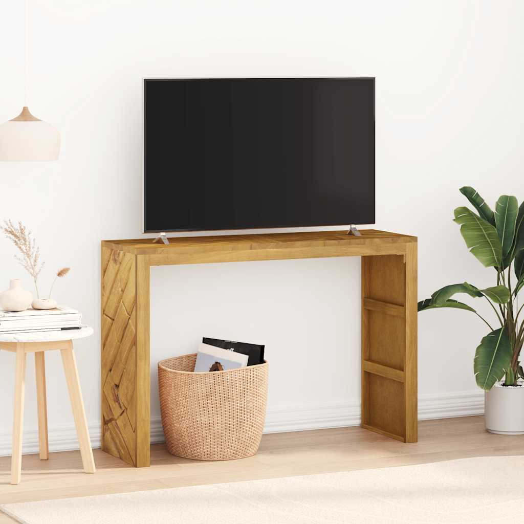 Avlastningsbord Konsollbord Tre 110x35x75 cm heltre teak