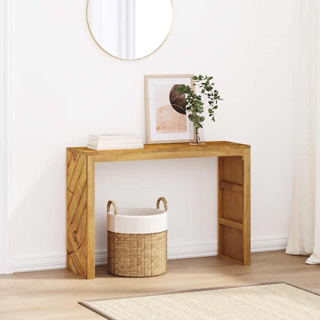 Avlastningsbord Konsollbord Tre 110x35x75 cm heltre teak