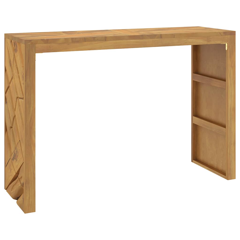 Avlastningsbord Konsollbord Tre 110x35x75 cm heltre teak