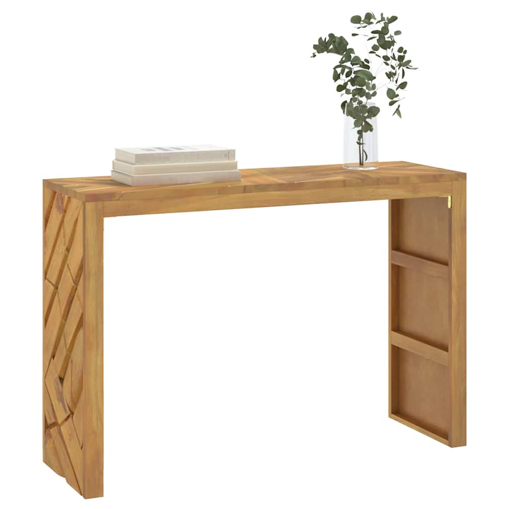 Avlastningsbord Konsollbord Tre 110x35x75 cm heltre teak