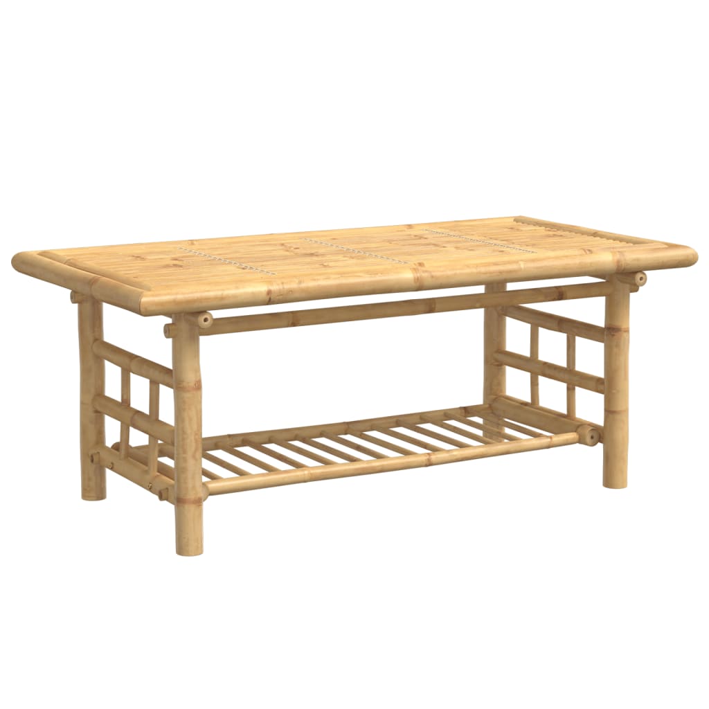 Salongbord Sofabord Tre bambus 110x55x45 cm
