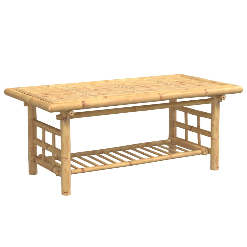 Salongbord Sofabord Tre bambus 110x55x45 cm
