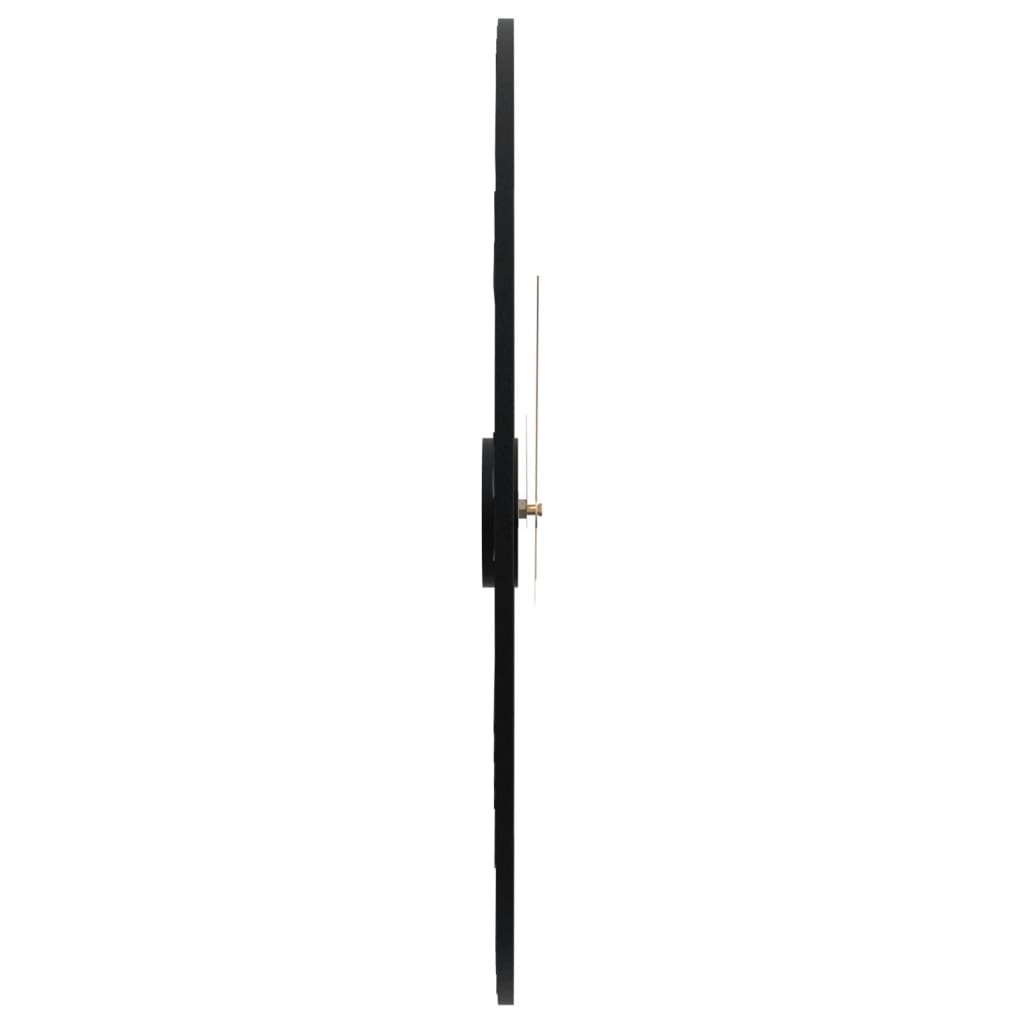 Veggklokke Svart Ø50 cm jern