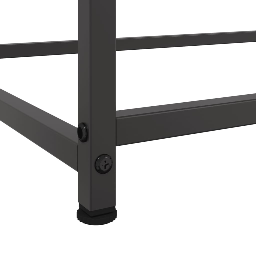 Skjenk DIV. Svart 100,5x39x107 cm stål