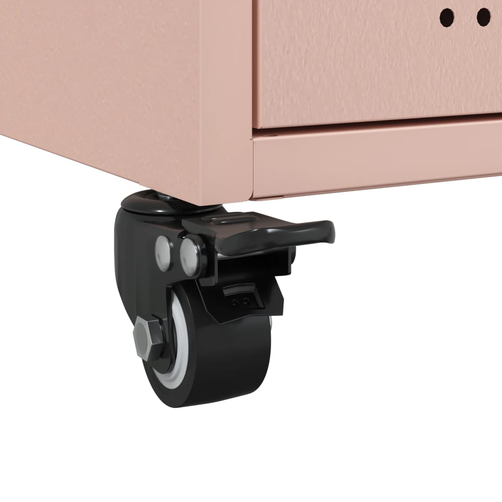 Skjenk DIV. rosa 36x39x72 cm stål