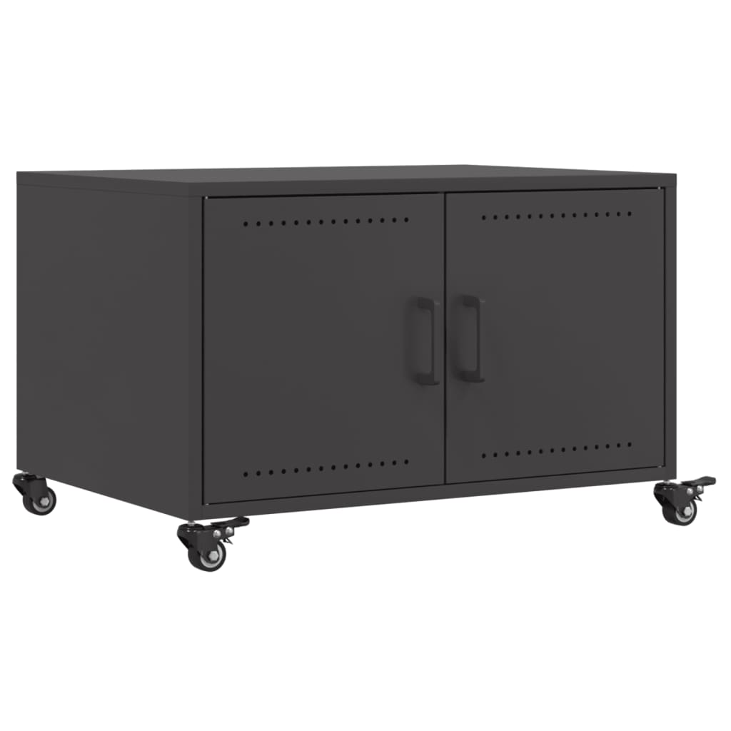 Salongbord Sofabord Svart 68x50x43,5 cm stål