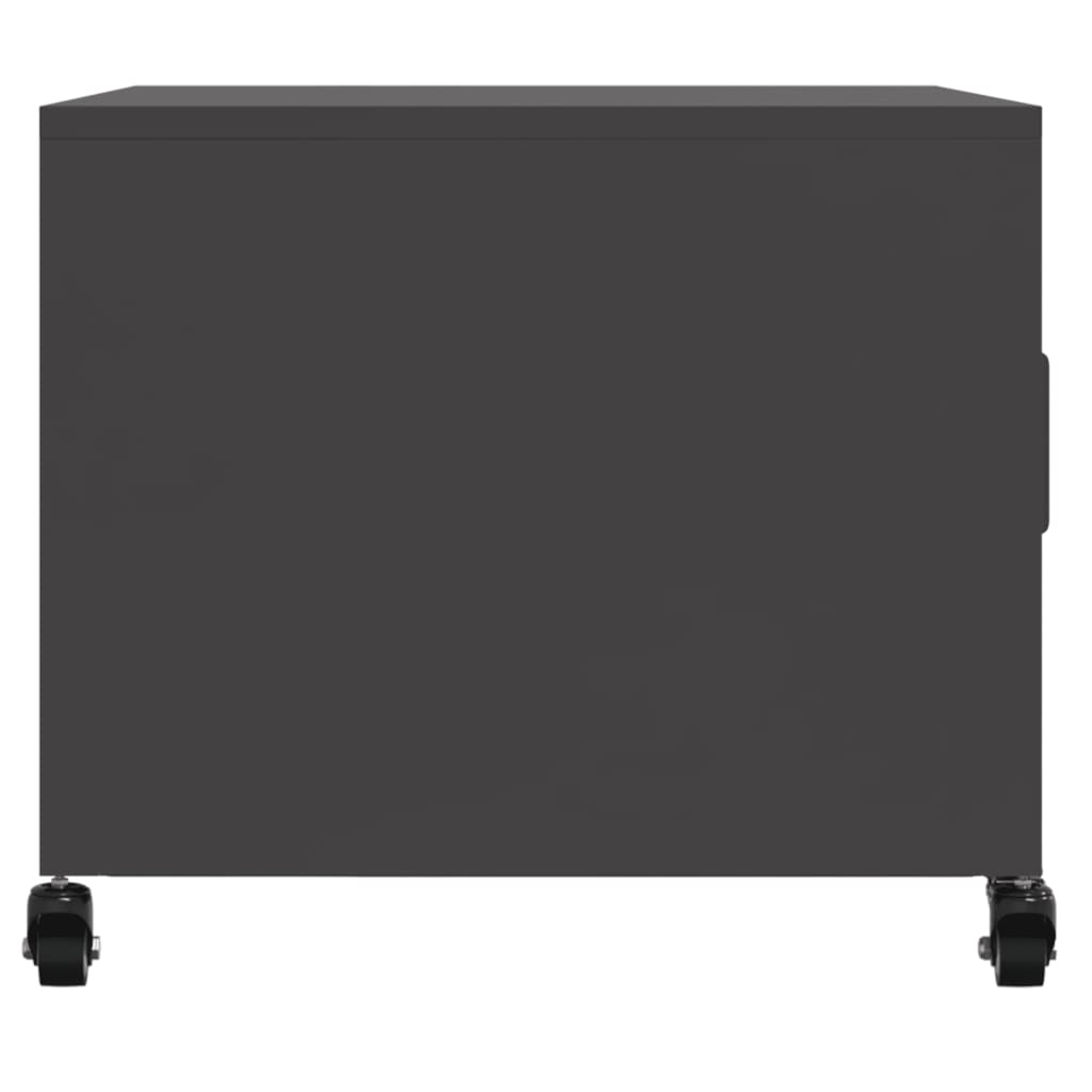 Salongbord Sofabord Svart 68x50x43,5 cm stål