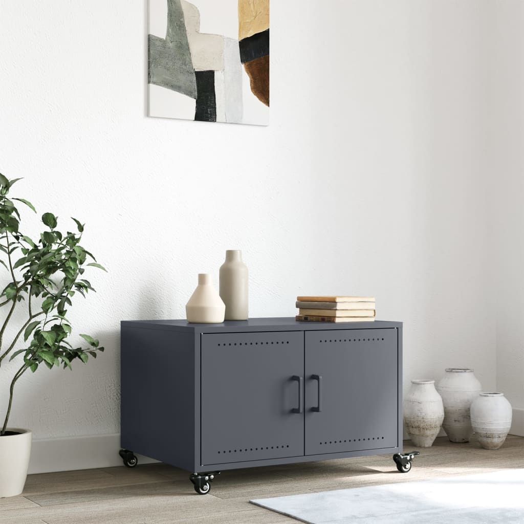 Salongbord Sofabord Div. antrasitt 68x50x43,5 cm stål