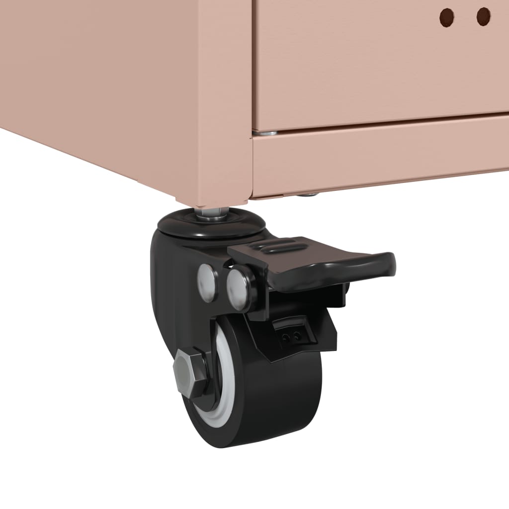 TV-Møbel DIV. TV-benk rosa 68x39x43,5 cm stål