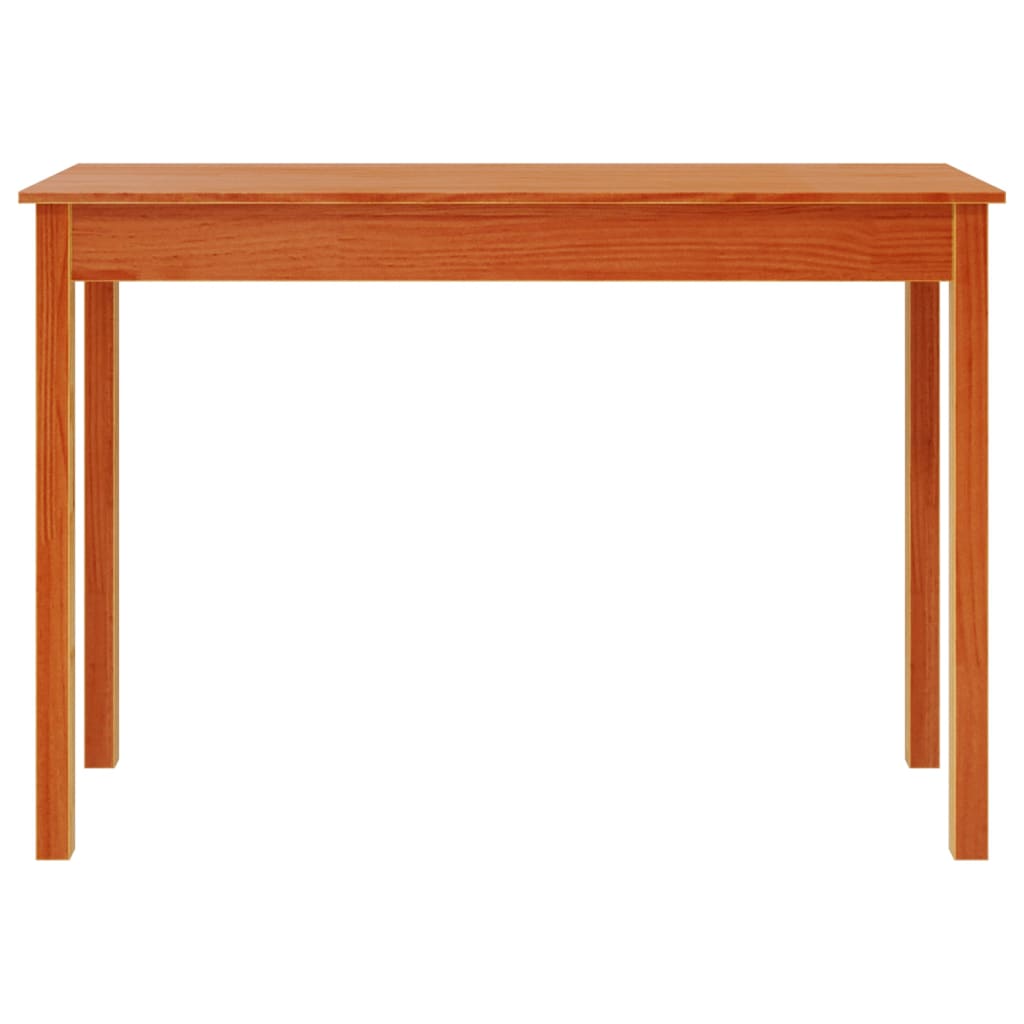 Avlastningsbord Konsollbord Tre voksbrun 110x40x75 cm heltre furu