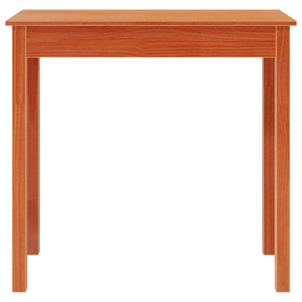 Avlastningsbord Konsollbord Tre voksbrun 80x40x75 cm heltre furu
