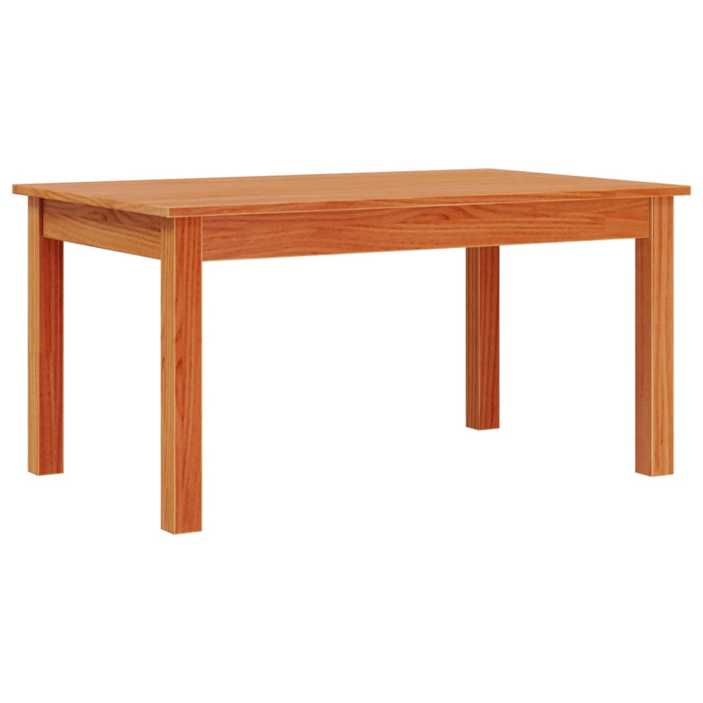 Salongbord Sofabord Tre heltre furu voksbrun 80x50x40 cm