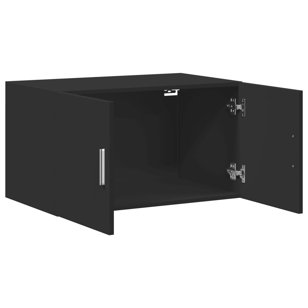 Veggskap Svart 70x42,5x40 cm