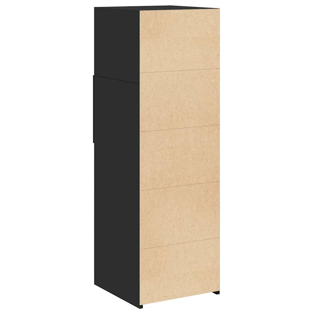 Bokhylle Svart 40x42,5x124 cm