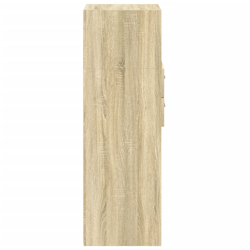 Bokhylle Sonoma Eik 45x42,5x124 cm