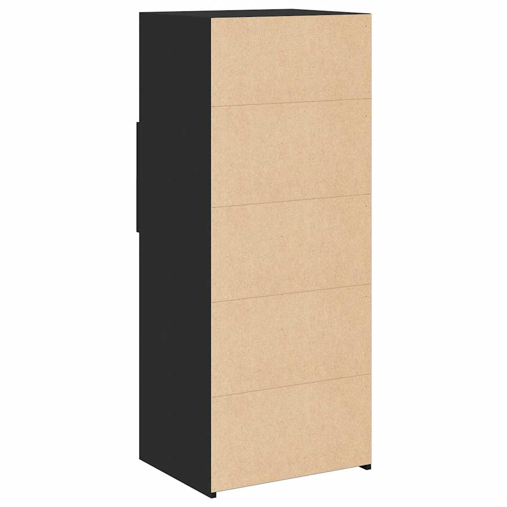 Bokhylle Svart 50x42,5x124 cm