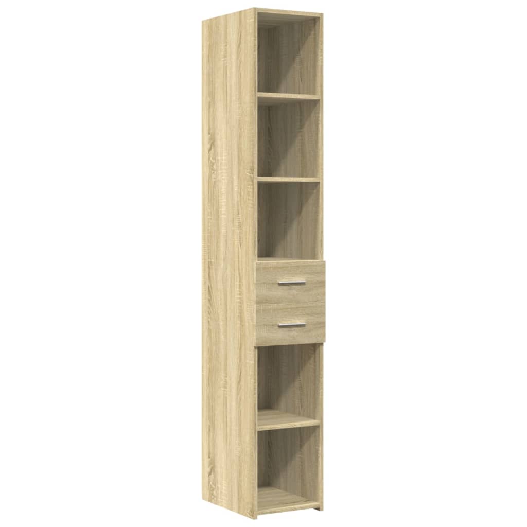 Bokhylle Sonoma Eik 30x42,5x185 cm