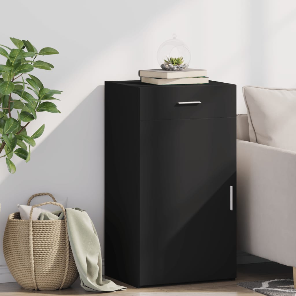 Skjenk Svart 50x42,5x93 cm