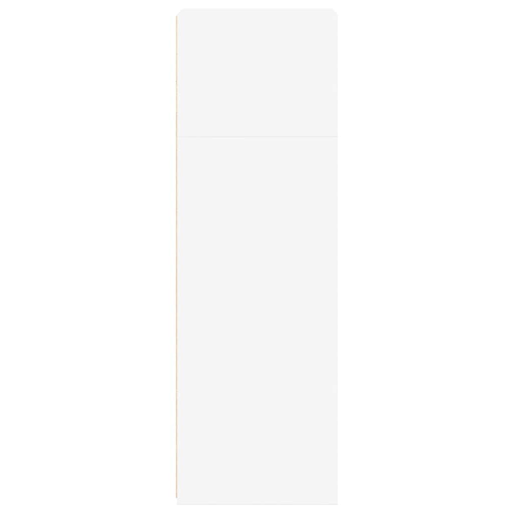 Bokhylle Hvit 40x41x124 cm