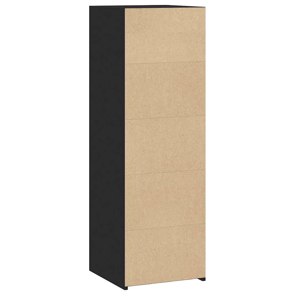 Bokhylle Svart 40x41x124 cm