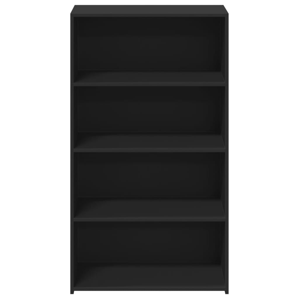 Bokhylle Svart 70x41x124 cm