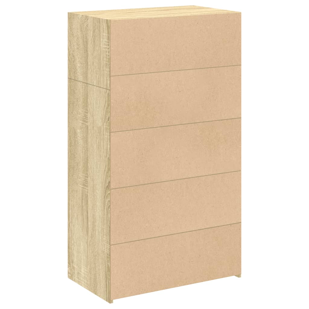 Bokhylle Sonoma Eik 70x41x124 cm
