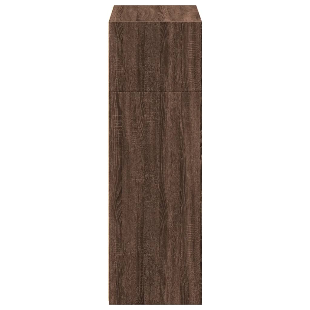 Bokhylle Brun Eik 70x41x124 cm