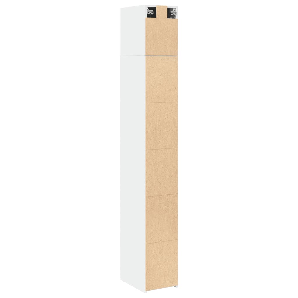 Skap Hvit 30x42,5x225 cm