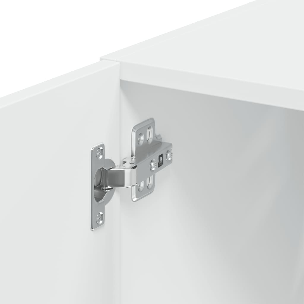 Skap Hvit 30x42,5x225 cm