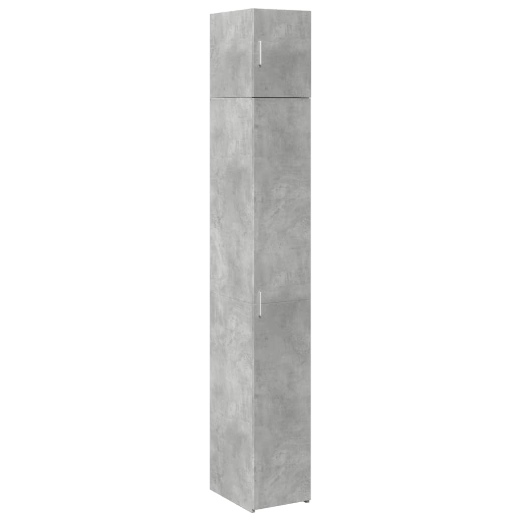 Skap Betonggrå 30x42,5x225 cm
