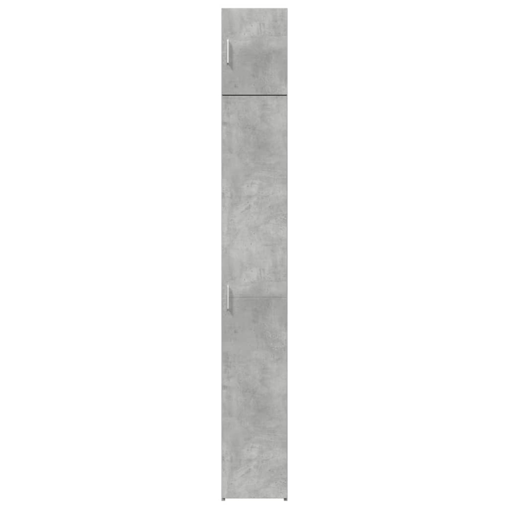 Skap Betonggrå 30x42,5x225 cm