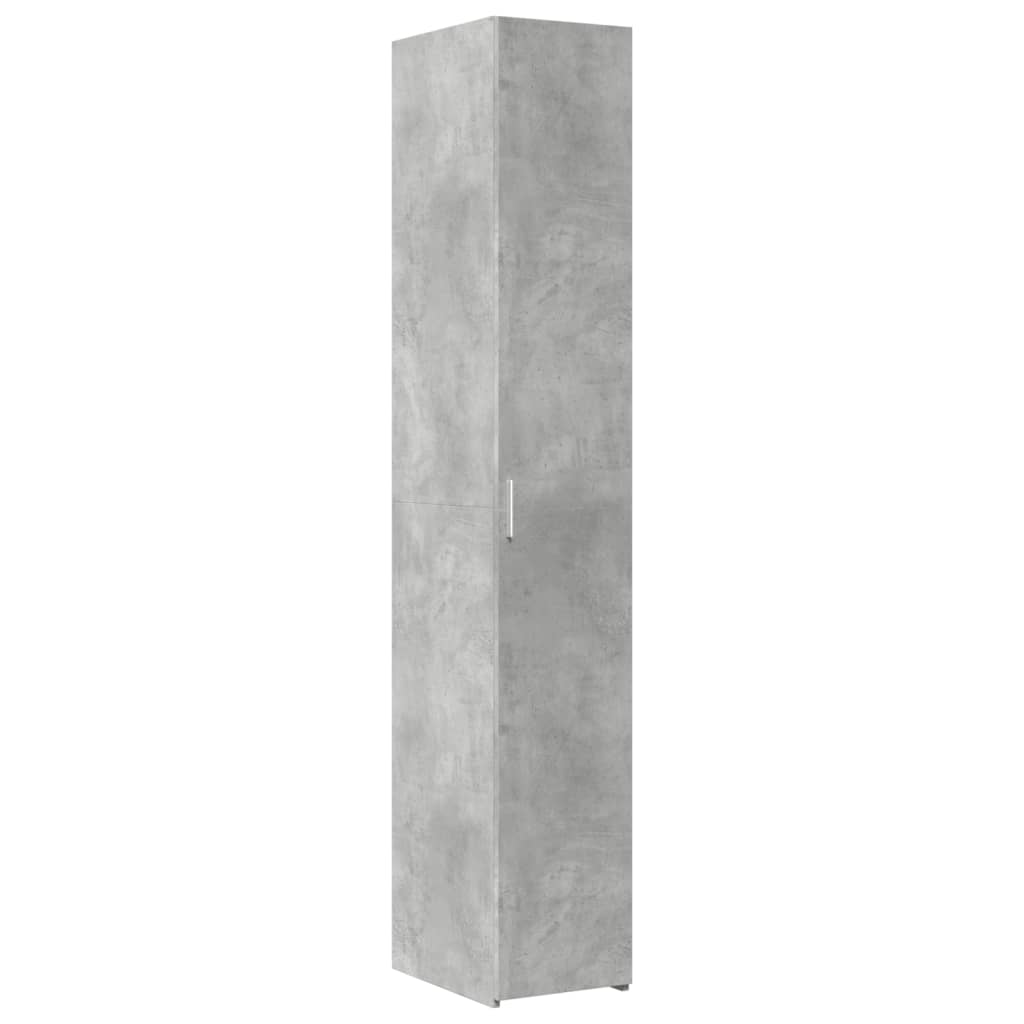 Skap Betonggrå 30x42,5x225 cm