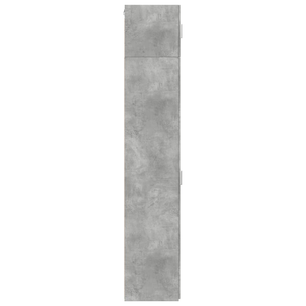 Skap Betonggrå 30x42,5x225 cm