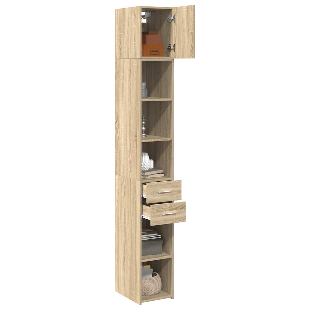 Skap Sonoma Eik 30x42,5x225 cm