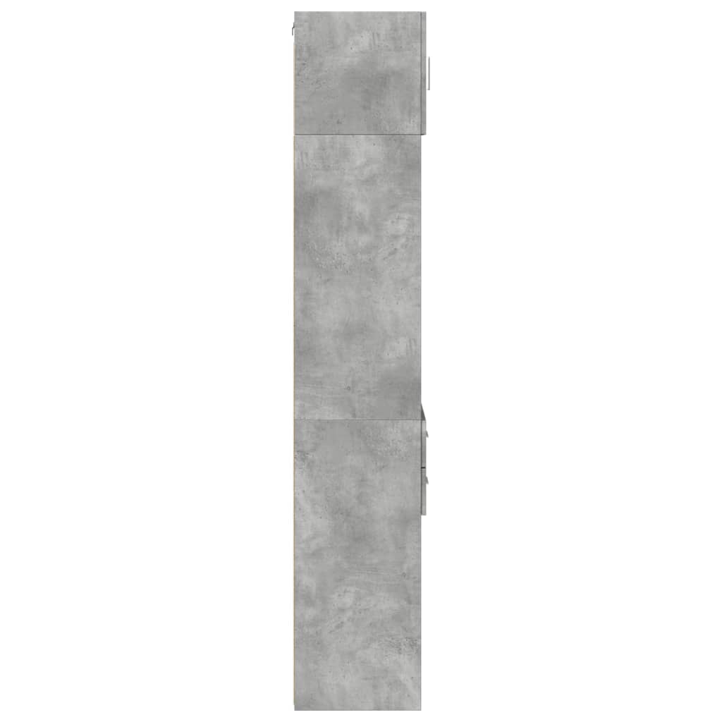 Skap Betonggrå 40x42,5x225 cm