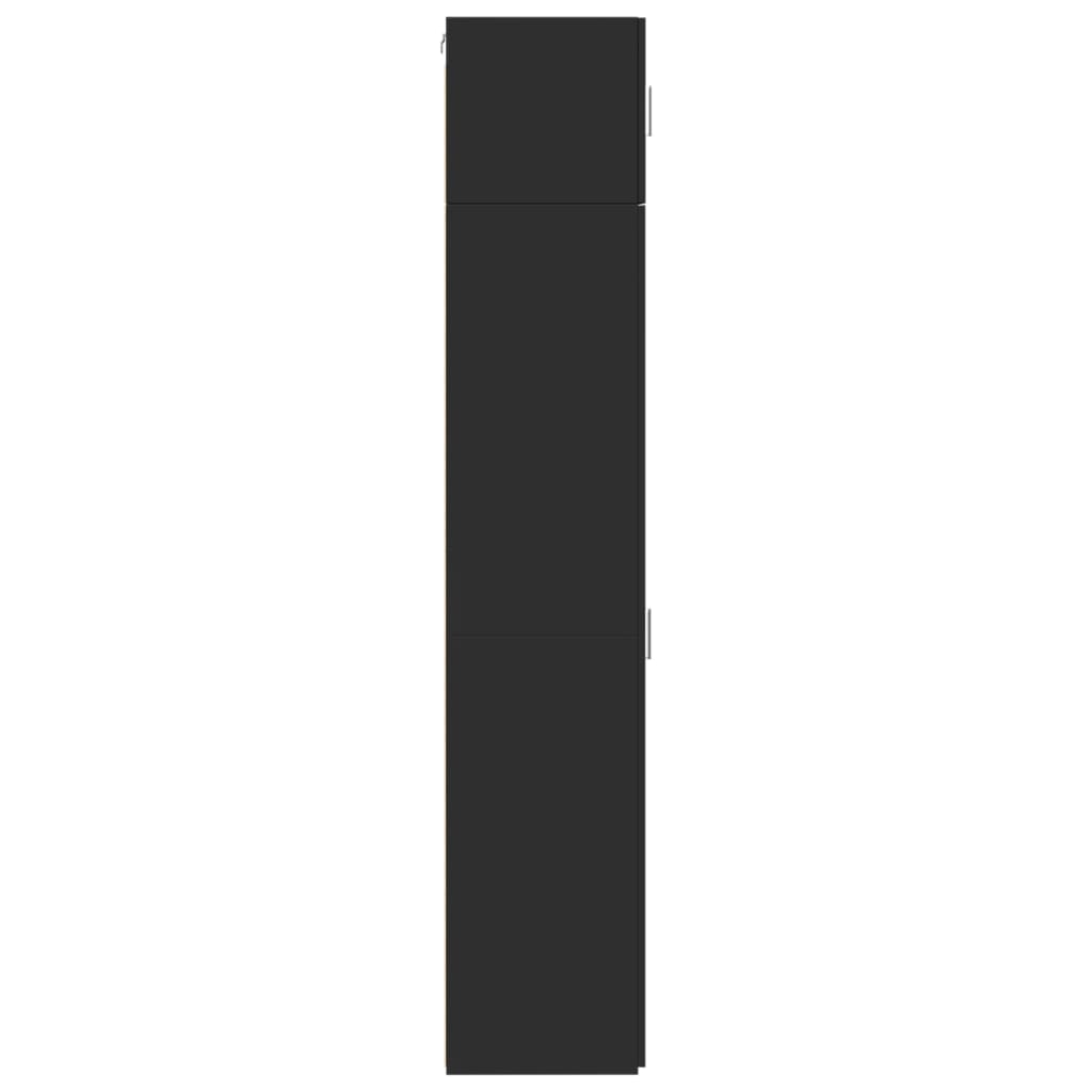 Skap Svart 45x42,5x225 cm