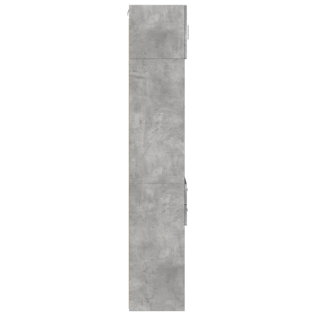 Skap Betonggrå 45x42,5x225 cm