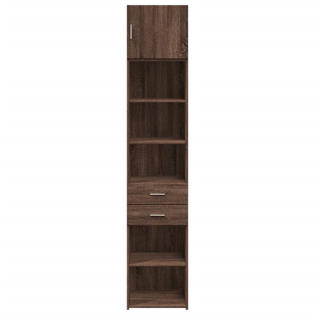 Skap Brun Eik 45x42,5x225 cm