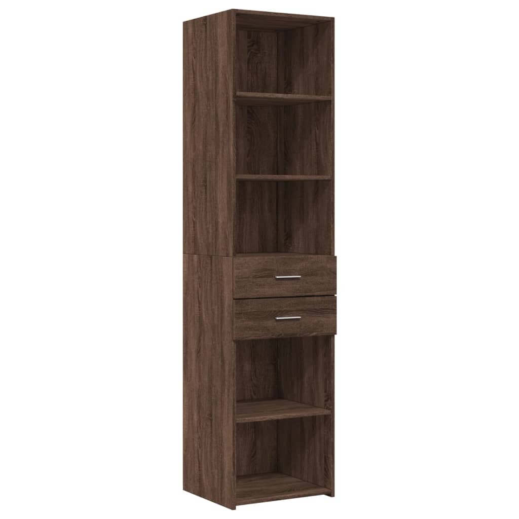 Skap Brun Eik 45x42,5x225 cm