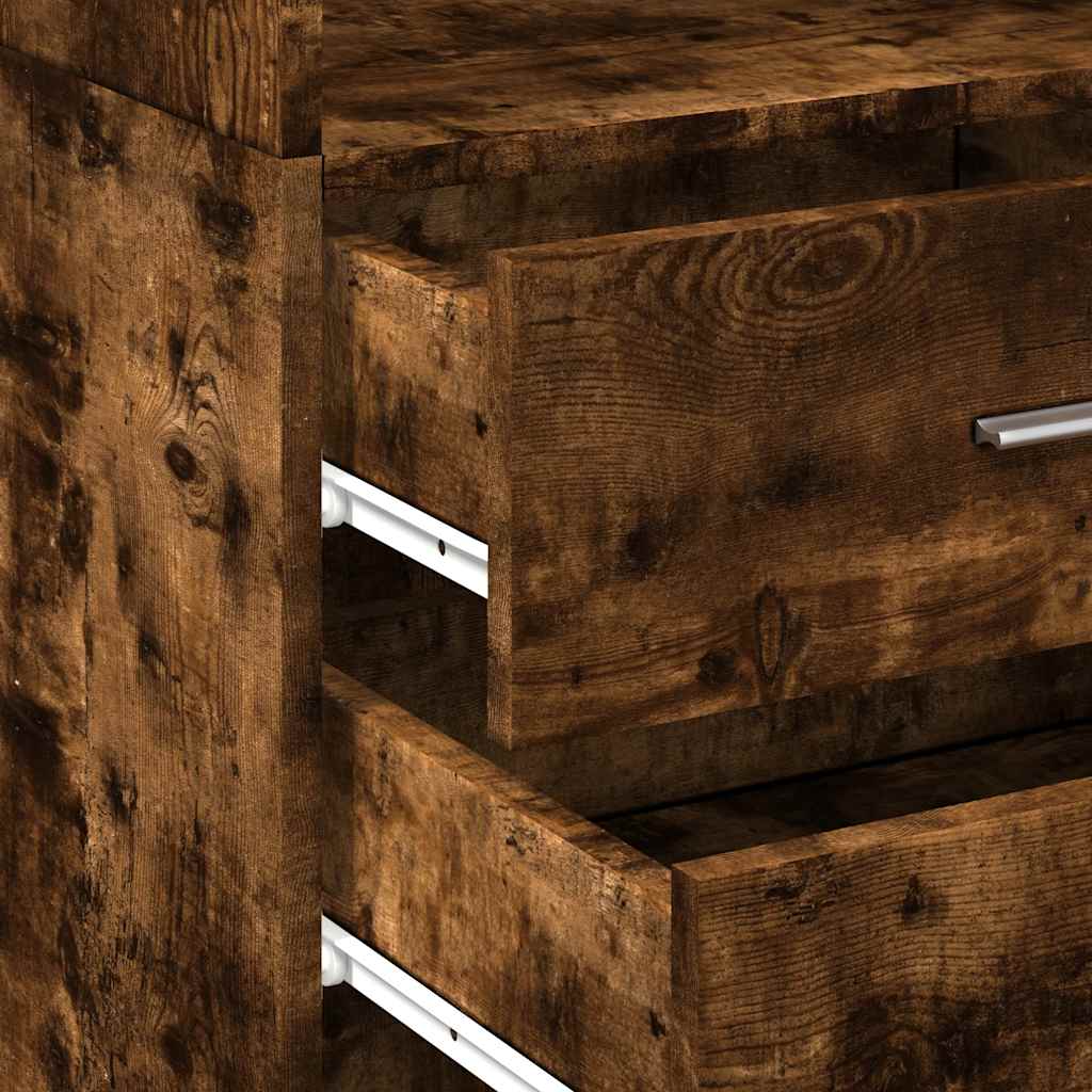 Skap Røkt Eik 50x42,5x225 cm