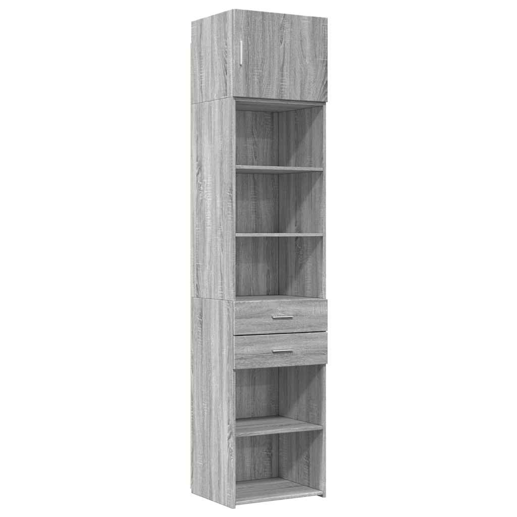 Skap Sonoma Grå 50x42,5x225 cm