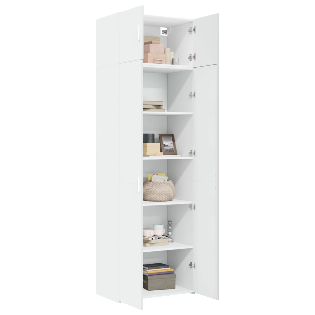 Skap Hvit 70x42,5x225 cm