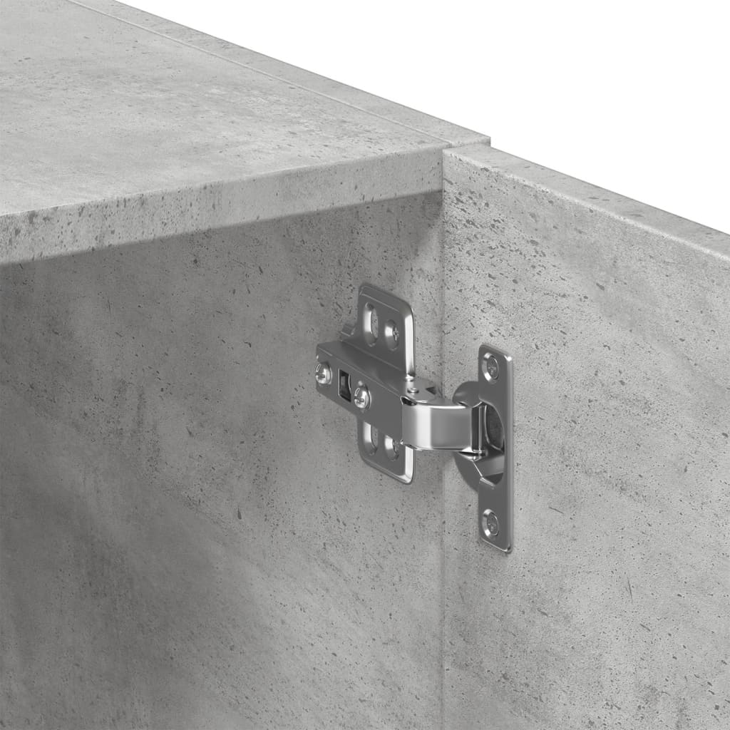 Skap Betonggrå 70x42,5x225 cm