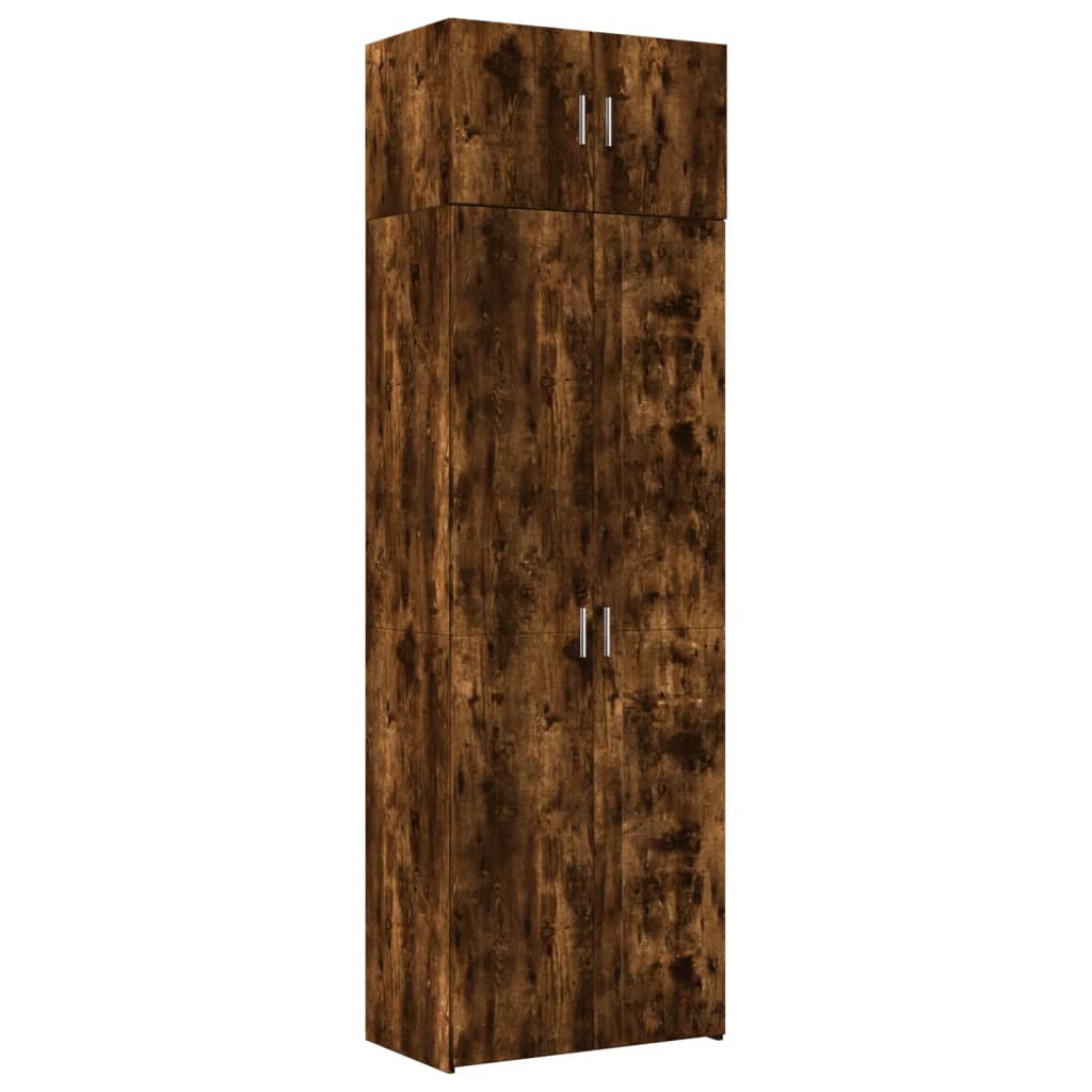 Skap Røkt Eik 70x42,5x225 cm