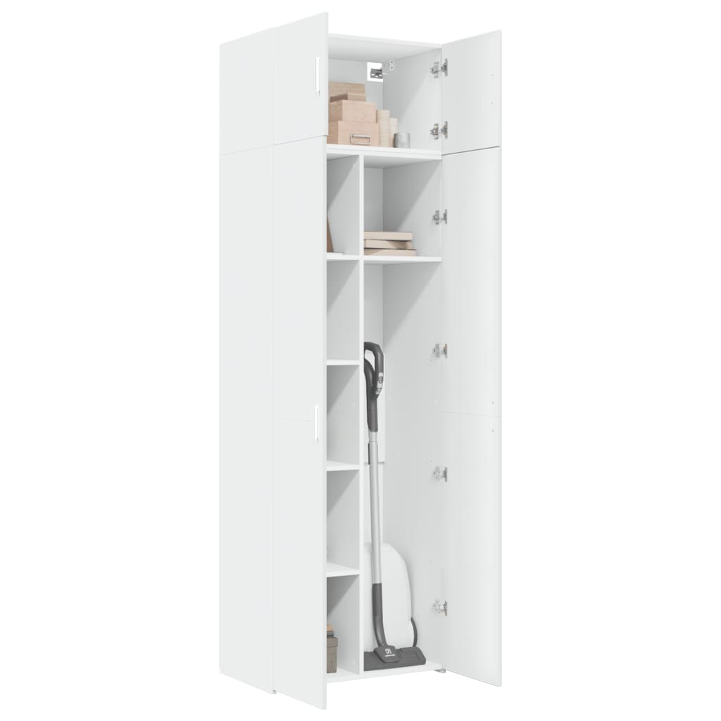 Skap Hvit 70x42,5x225 cm