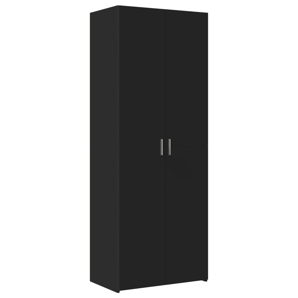 Skap Svart 70x42,5x225 cm