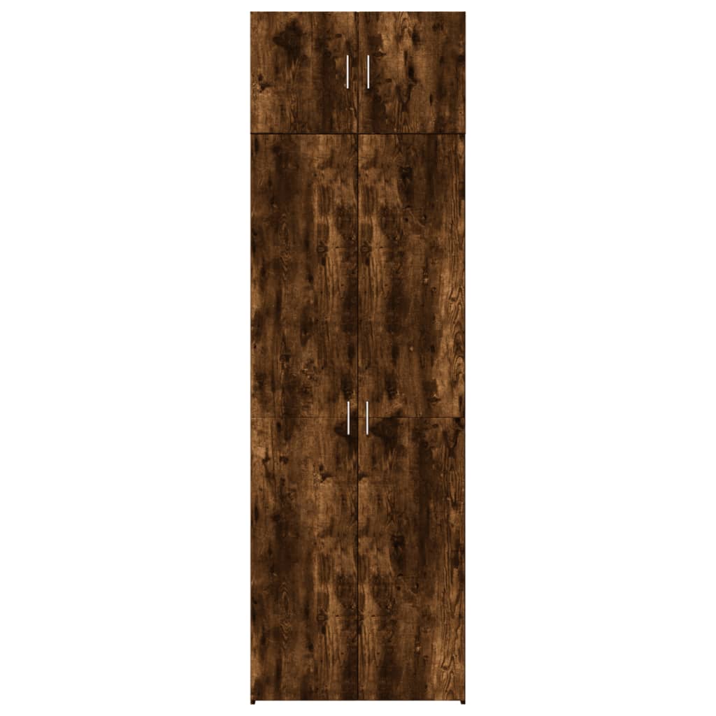 Skap Røkt Eik 70x42,5x225 cm